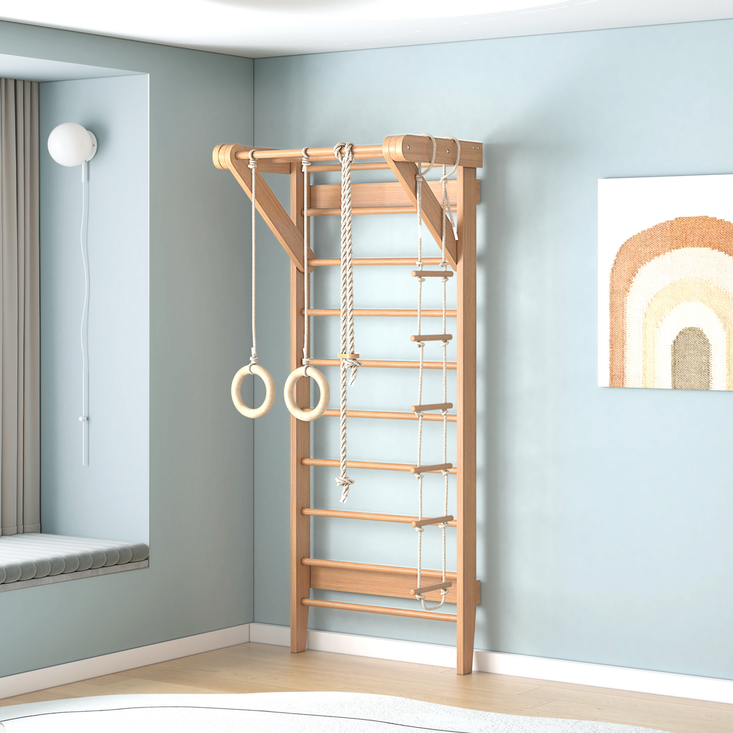 Ezzro Swedish Ladder Gym Ezzro