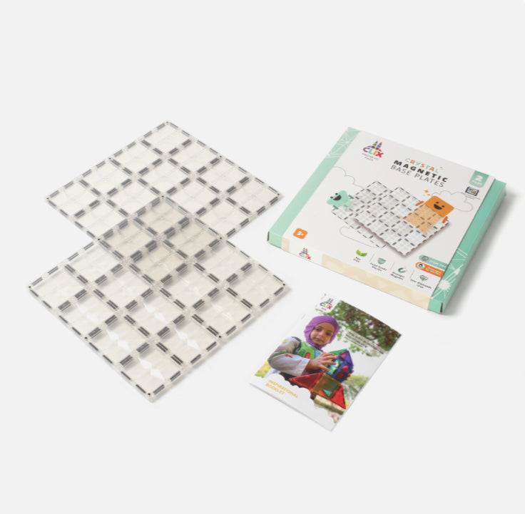 Clixtiles Crystal BasePlate  2 pieces only