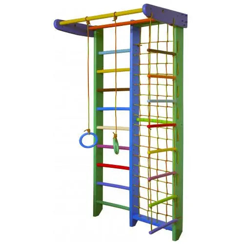 Sport,Combo Wall Bars & Climbing Net