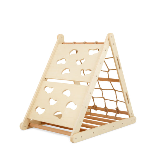Ezzro Natural Triple Climbing pikler Triangle