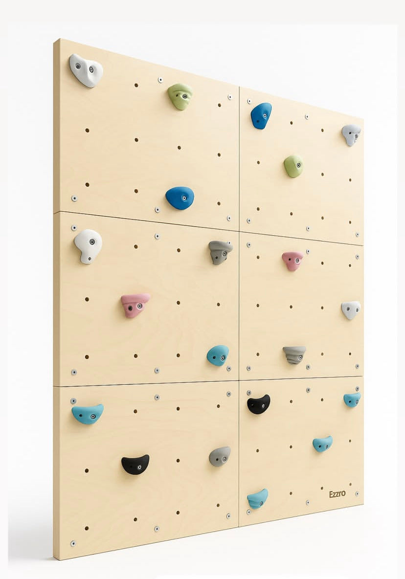 Rock Holds Wooden Climbing Wall for Kids